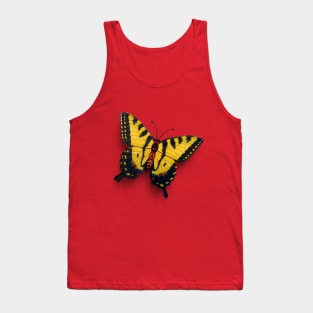 Real Butterfly Yellow Tank Top